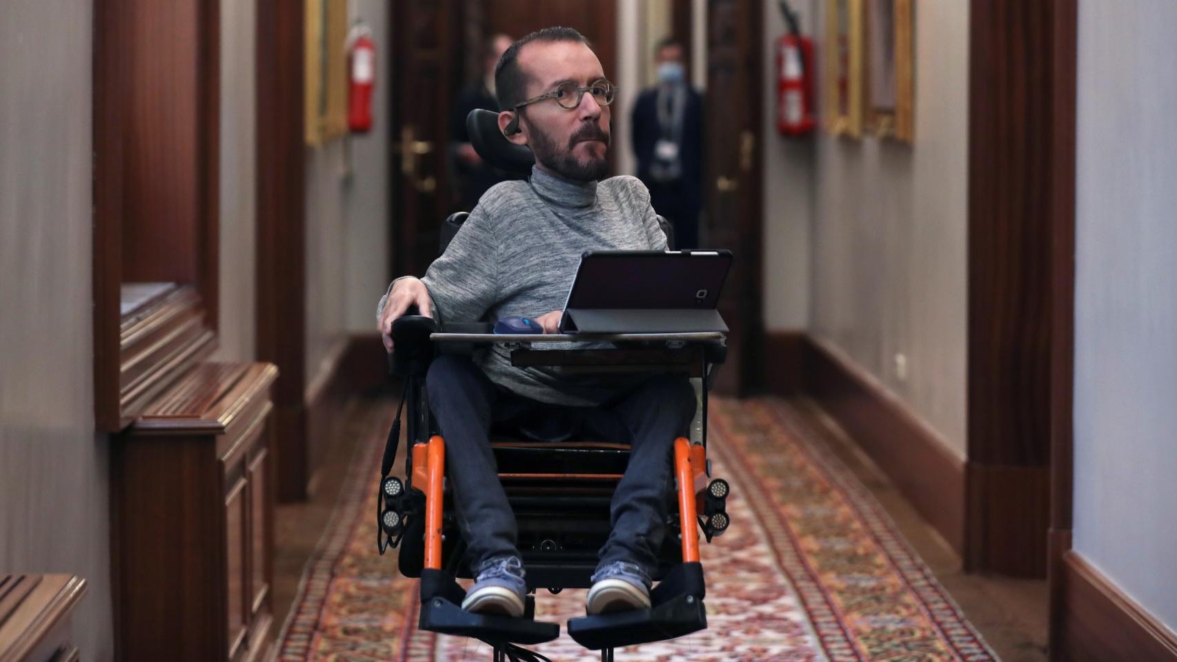 Pablo Echenique, portavoz de Unidas Podemos en el Congreso de los Diputados.