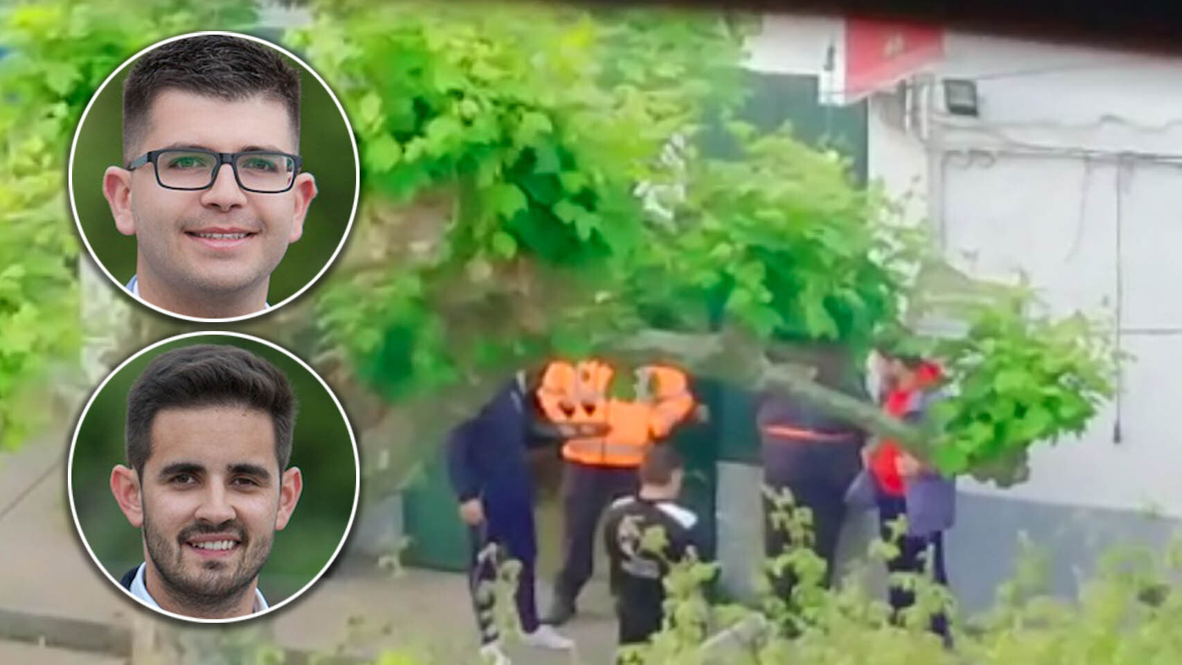 Andrés Pandelo Torres y  Andrés Teijo Hermida son concejales socialistas en Betanzos.