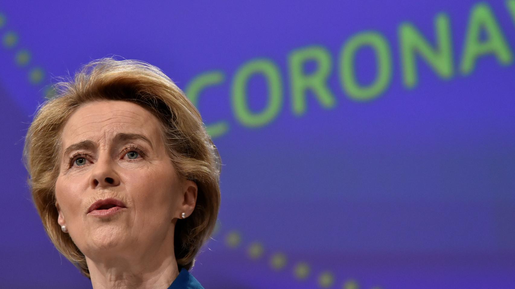 La presidenta de la Comisión, Ursula von der Leyen