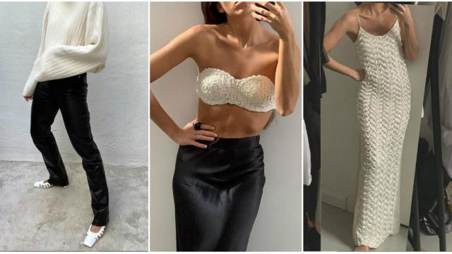 Nina Urgell con tres estilismos de Bevza.