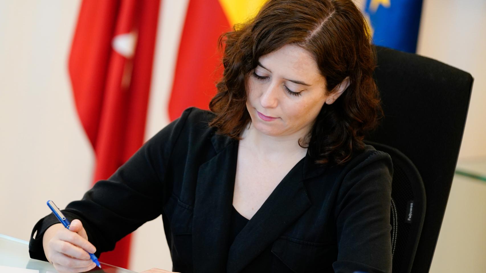 La presidenta de la Comunidad de Madrid, Isabel Díaz Ayuso.