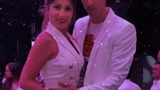 Jorgelina Cardoso y Ángel Di María