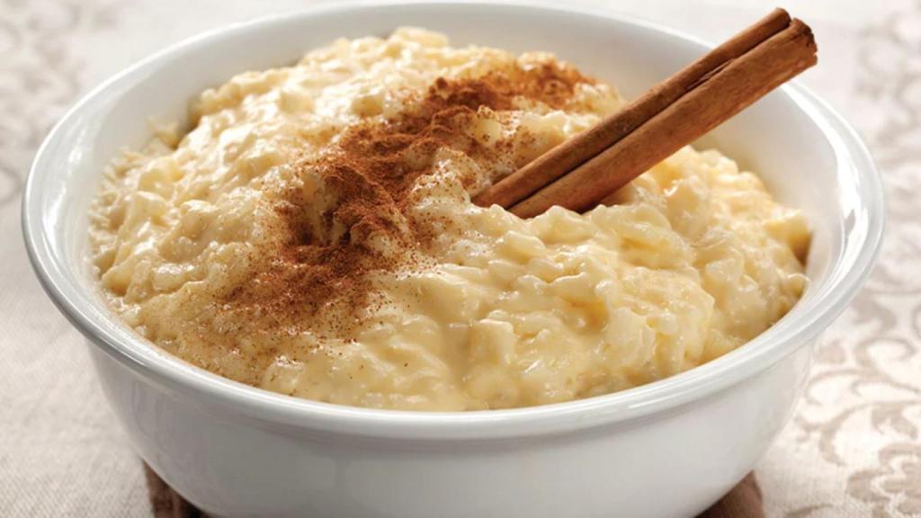 Fotografia del arroz con leche de Alonso Caparrós.