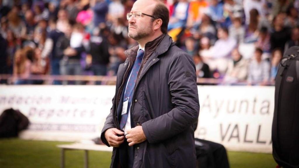 Rafael Ramos, en un partido del Real Valladolid
