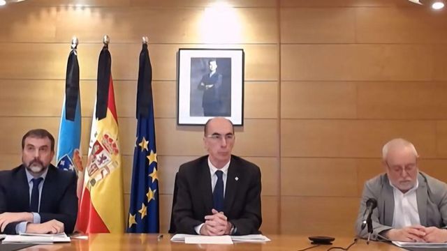 Rueda de prensa de Vázquez Almuiña.