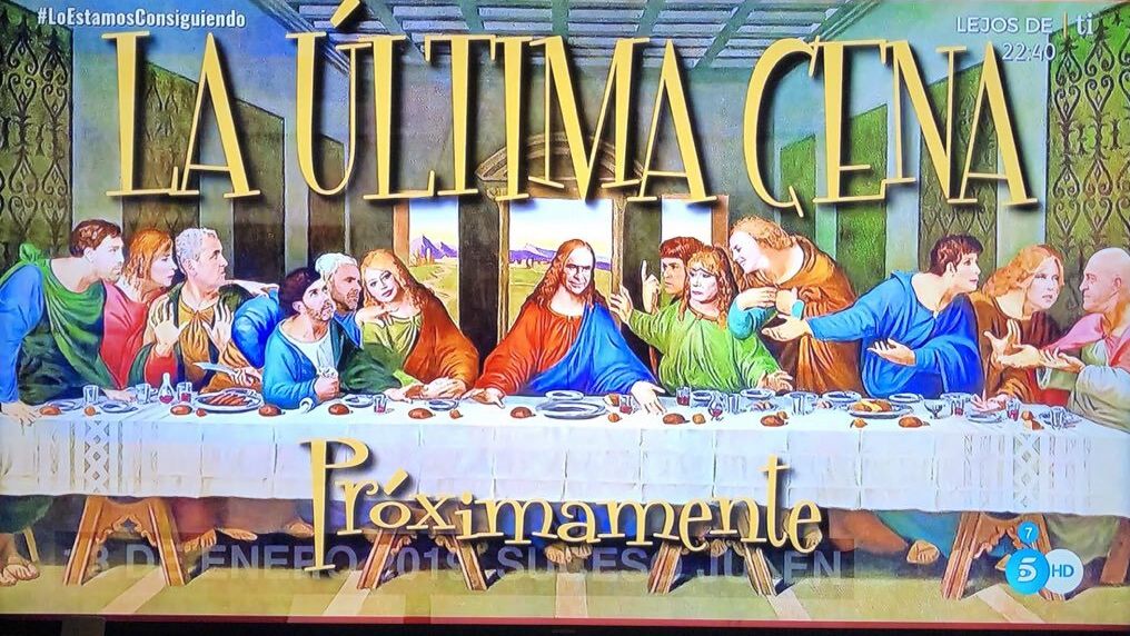 'La última cena', el programa de Telecinco en el que participarán todos los colaboradores de 'Sálvame'.
