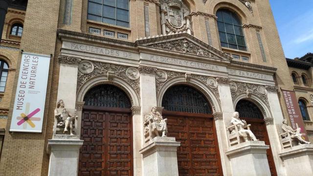 La antigua facultad de Medicina de la Universidad de Zaragoza. En la actualidad funciona como Paraninfo.