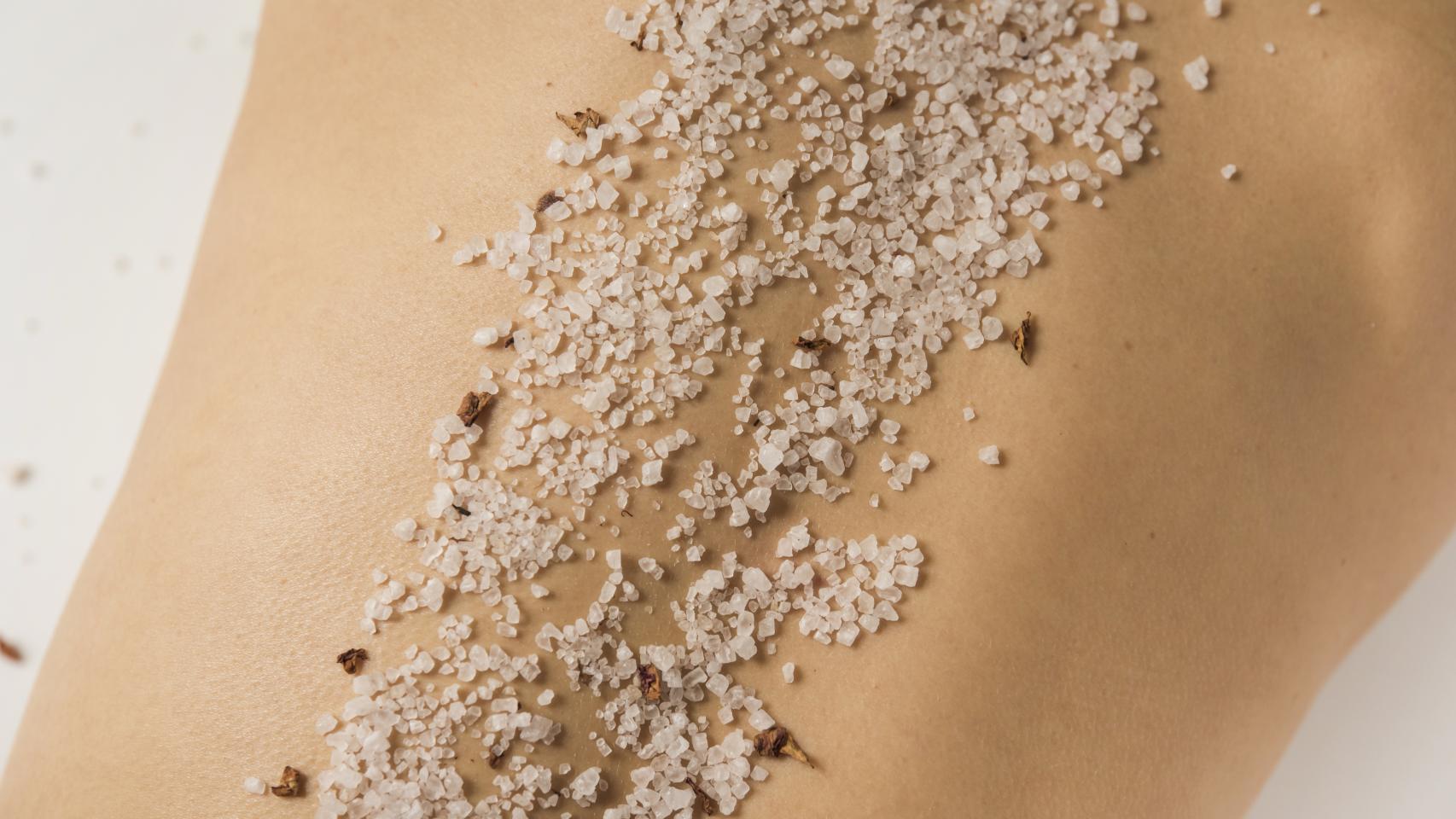 Exfoliante casero con sal