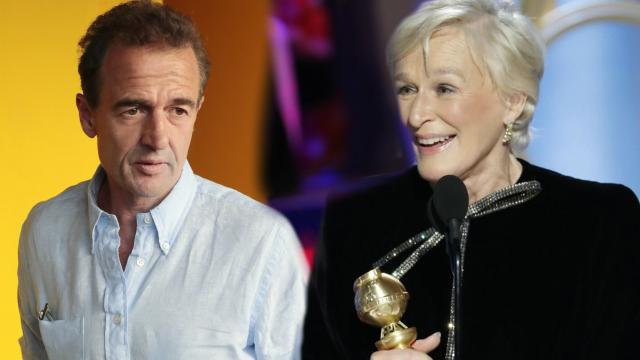 Alessandro Lequio y Glenn Close en un montaje de Jaleos.