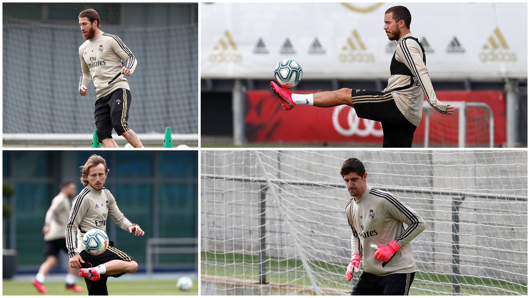 La vuelta del Real Madrid a Valdebebas en imágenes