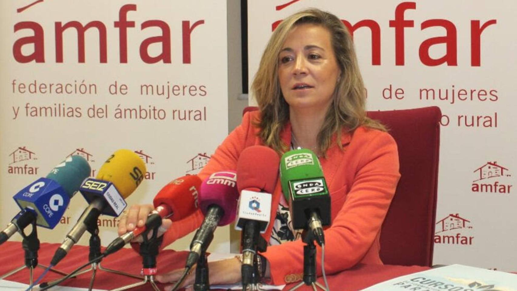Lola Merino, presidenta de AMFAR, en una imagen de archivo