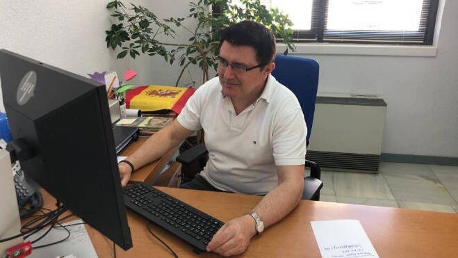 Teo García, concejal de Turismo de Toledo durante el encuentro