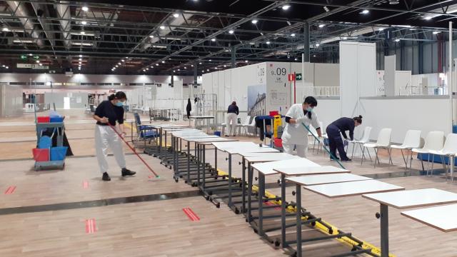 IFEMA, el hospital de campaña donde se sigue trabajando contra el coronavirus