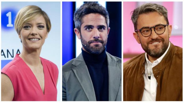 María Casado, Roberto Leal y Máximo Huerta en montaje de JALEOS.