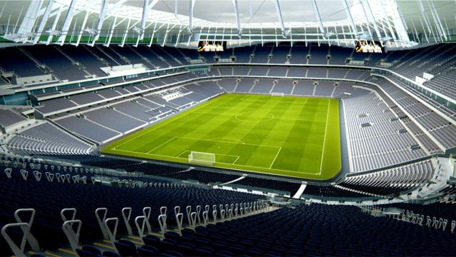 Recreación de un estadio con la tecnología de 3D Digital Venue.