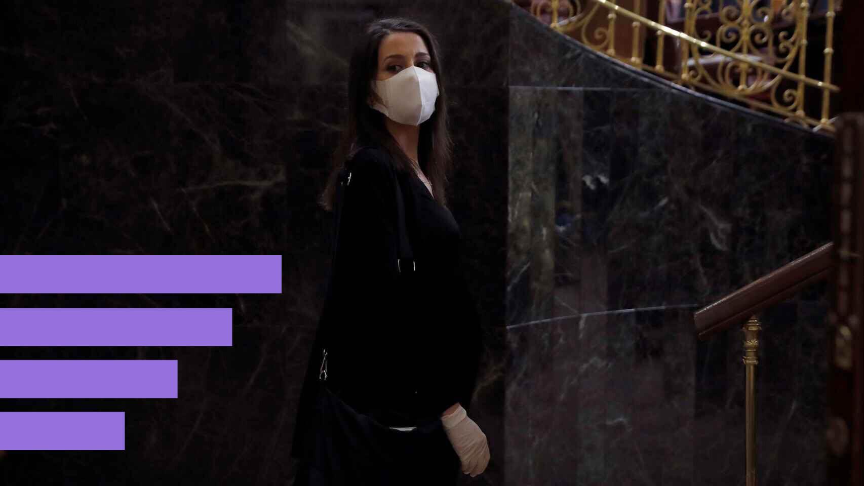 Inés Arrimadas, en el Congreso de los Diputados.