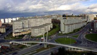 Vista del Barrio de las Flores en A Coruña.