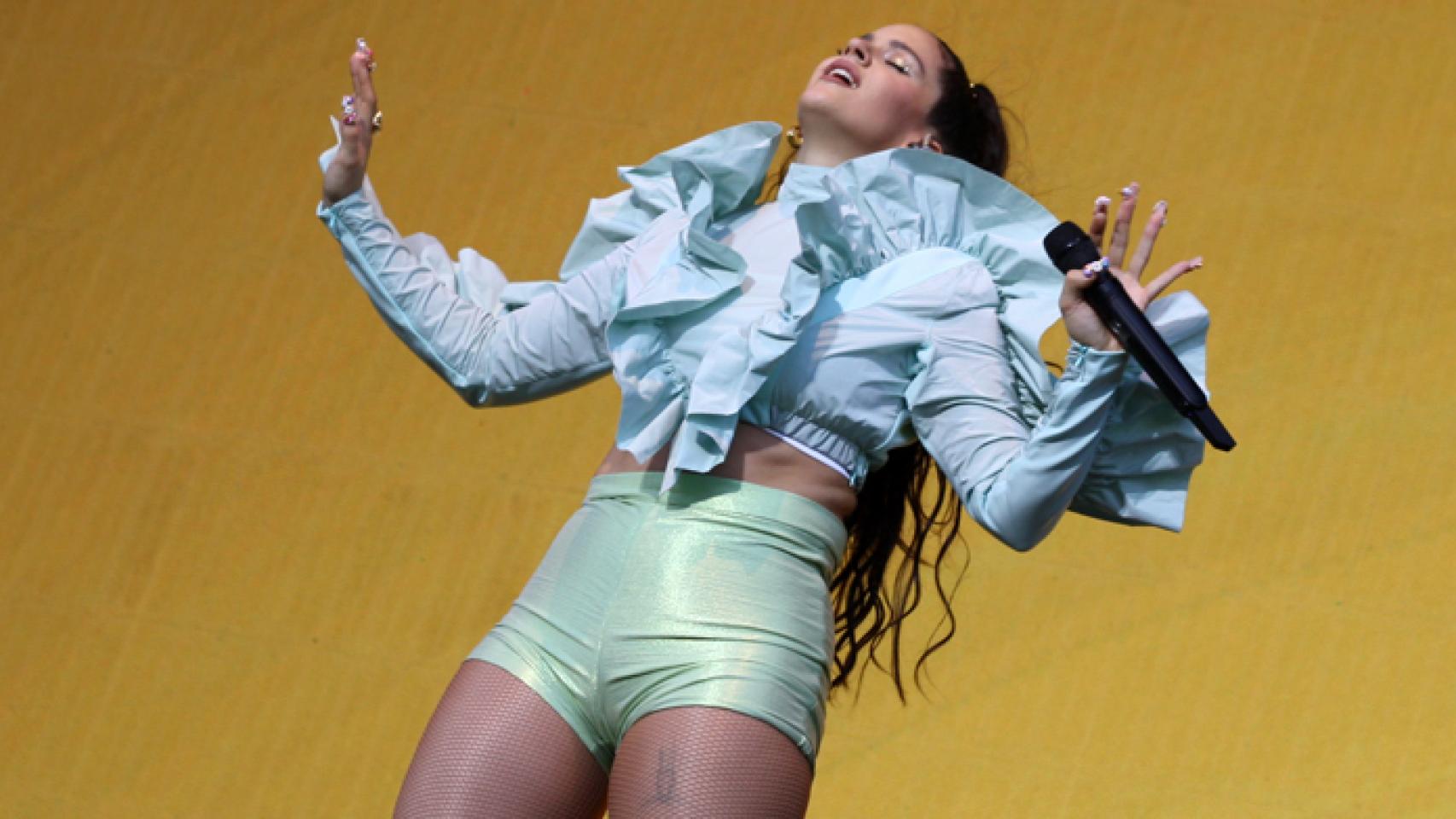 Rosalía durante su concierto en Mad Cool 2019. Foto: F. D. Quijano