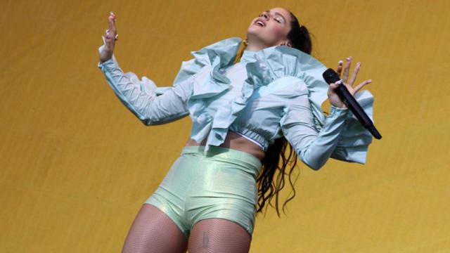 Rosalía durante su concierto en Mad Cool 2019. Foto: F. D. Quijano
