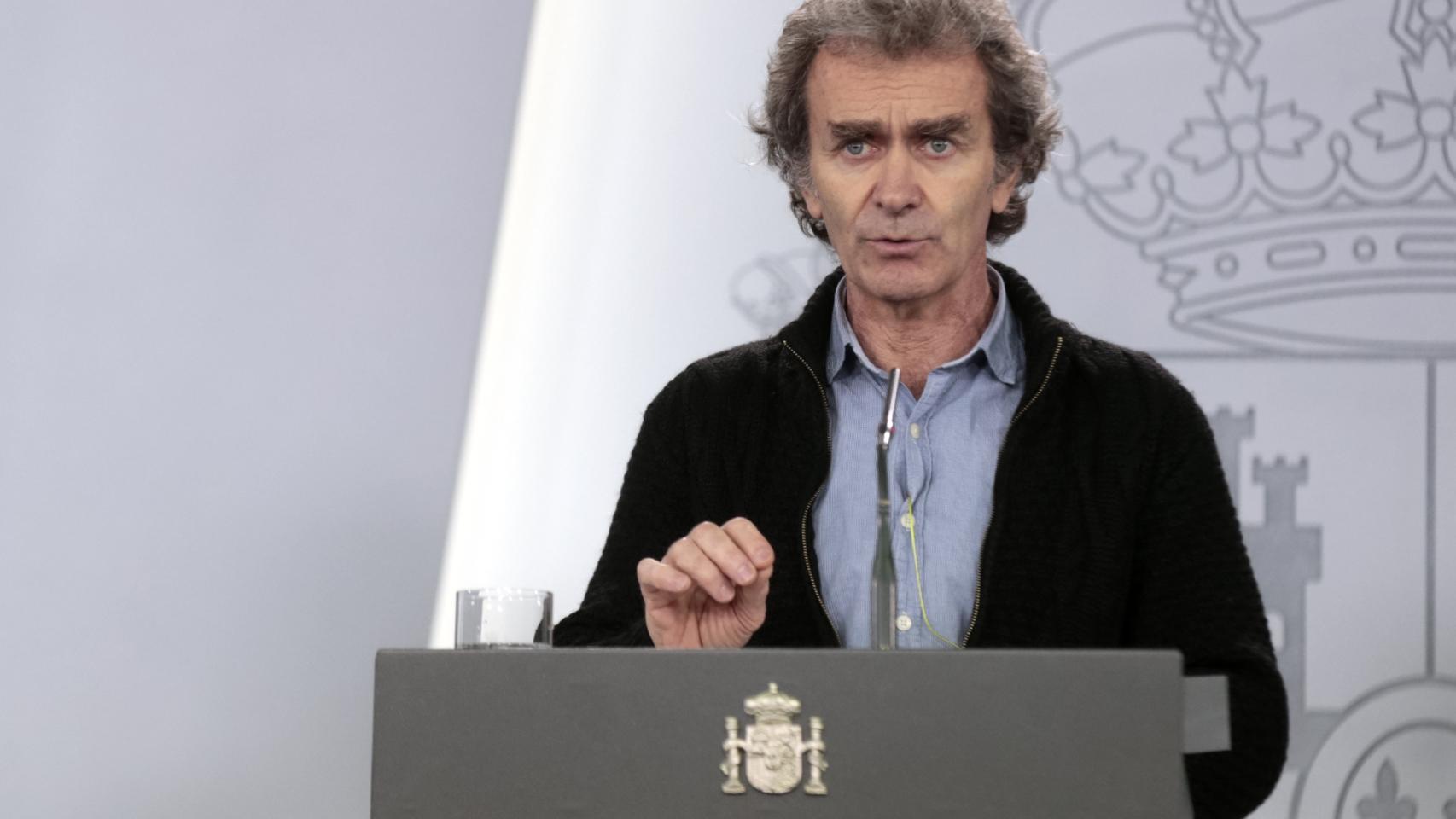 Fernando Simón en rueda de prensa.