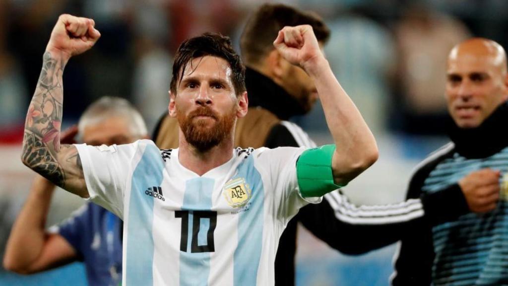 Messi, con Argentina