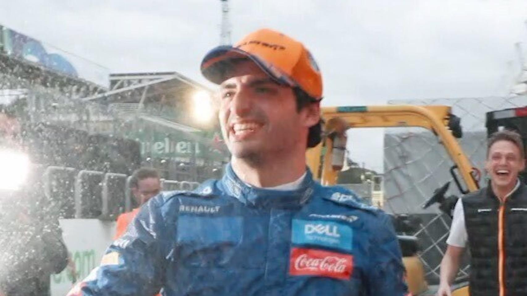 Carlos Sainz se despide de McLaren