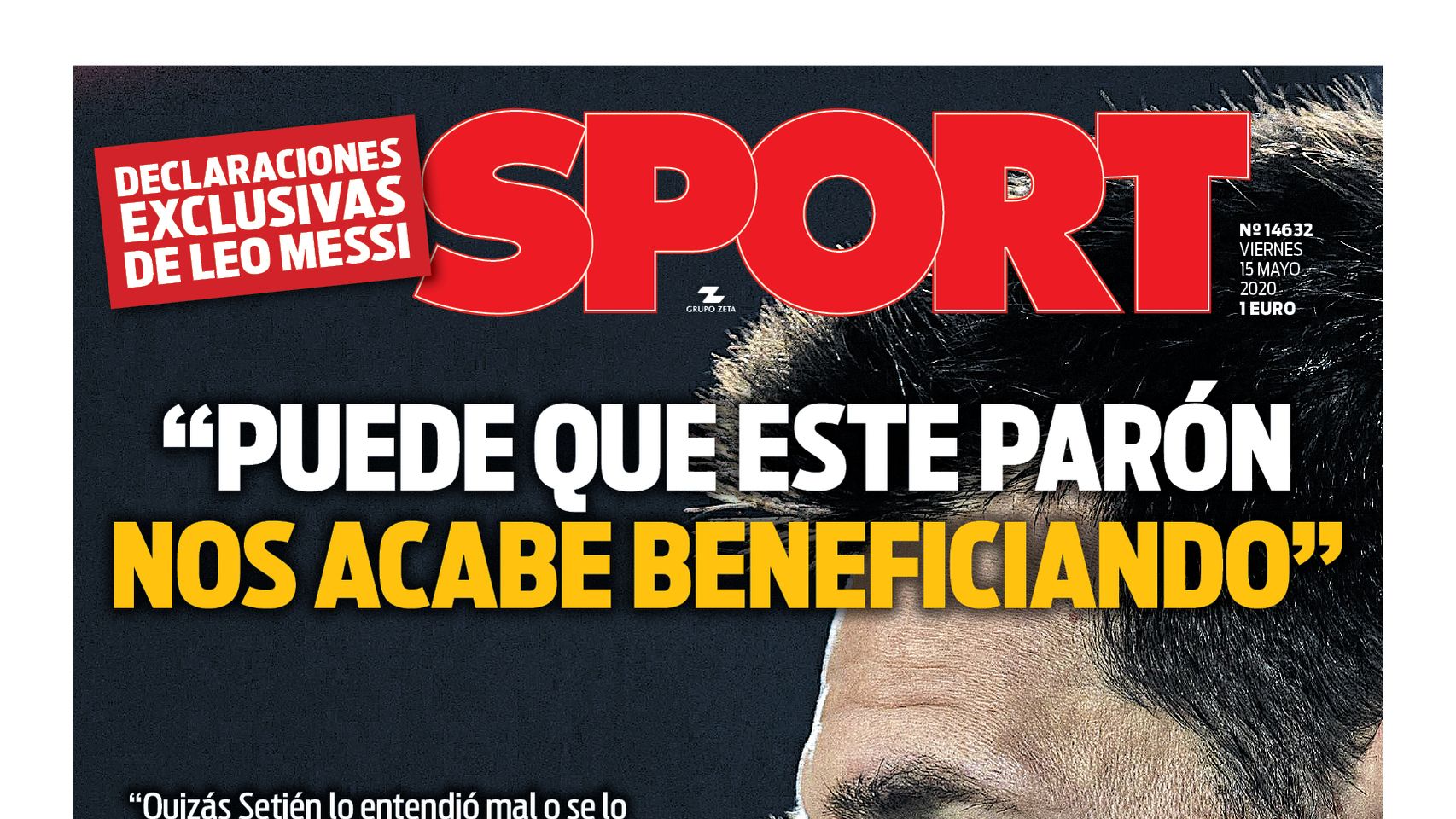 Portada Sport (15/05/2020)