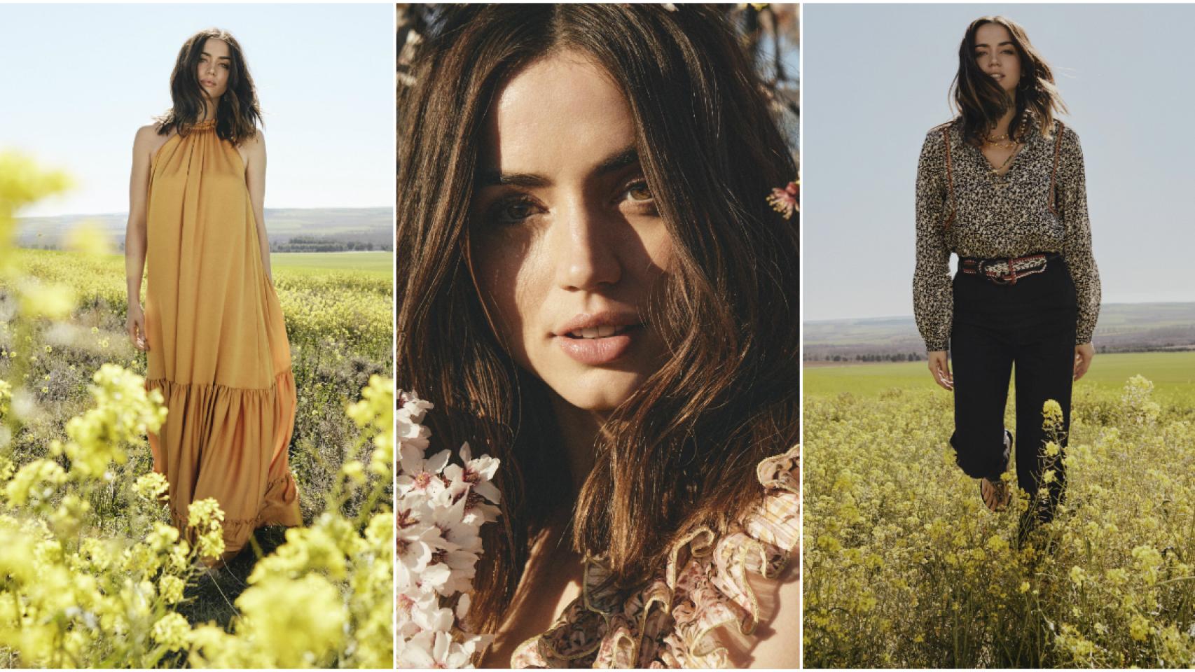 Vestidos ligeros y vaporosos: la colección de esta primavera con la estrella Ana de Armas
