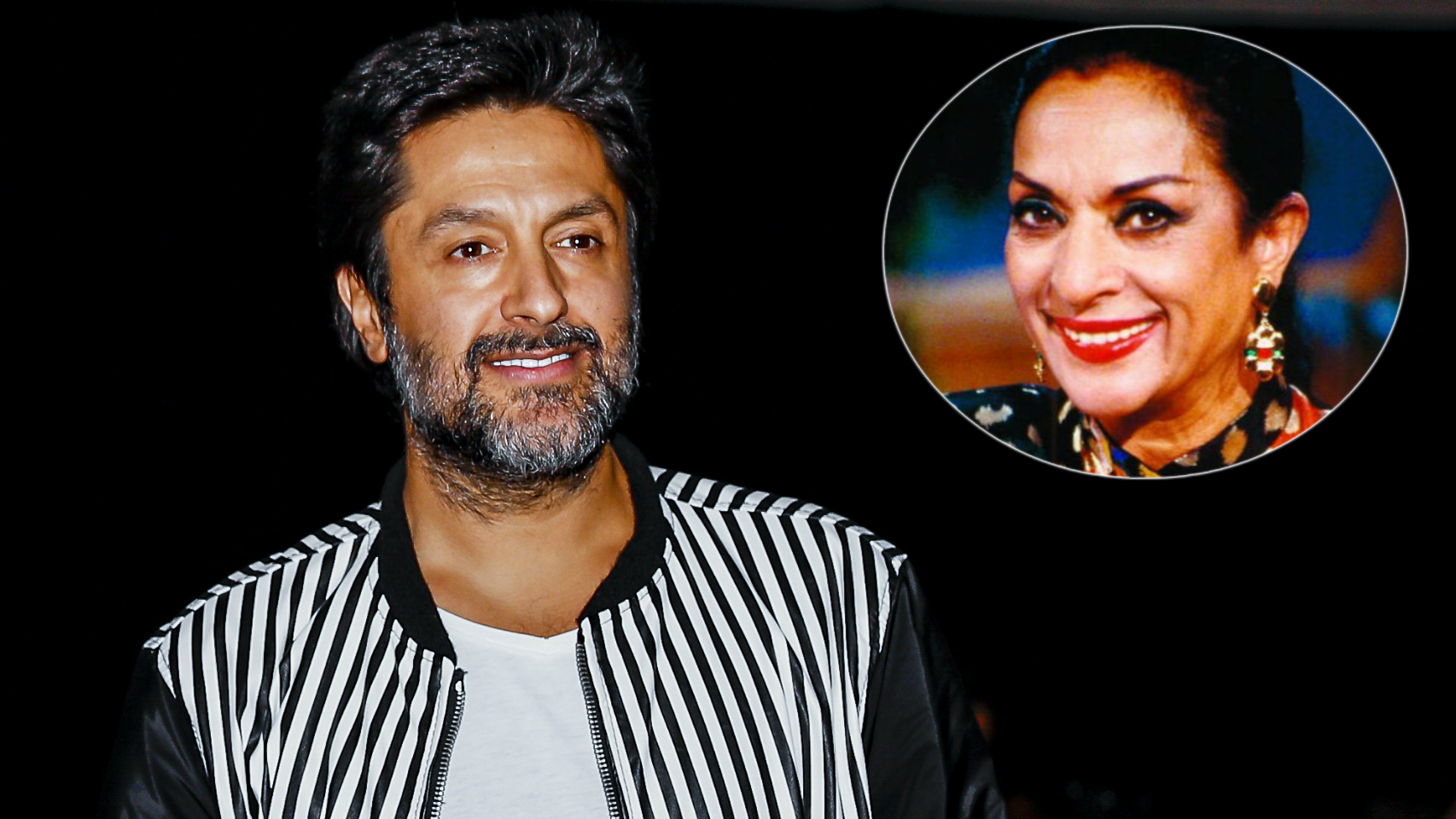 Rafael Amargo y Lola Flores en un montaje de Jaleos.