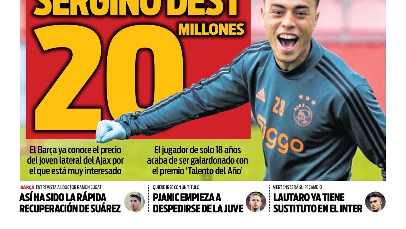 La portada del diario Sport (17/05/2020)