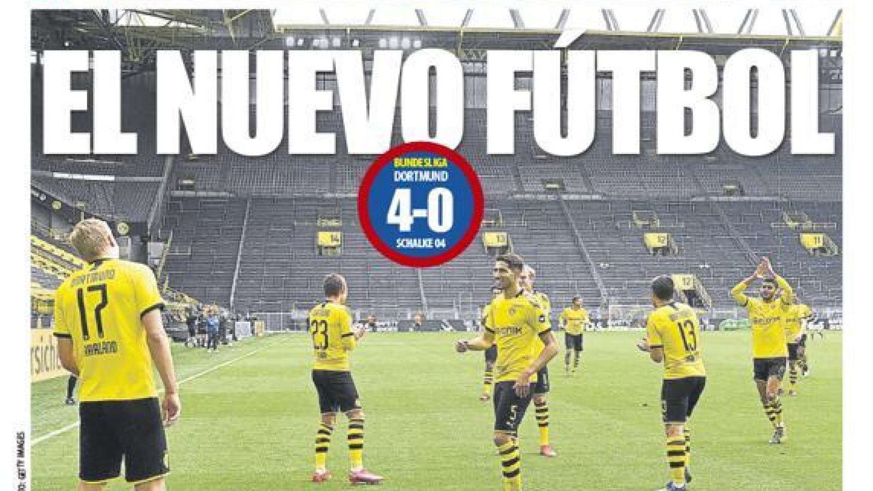 La portada del diario Mundo Deportivo (17/05/2020)