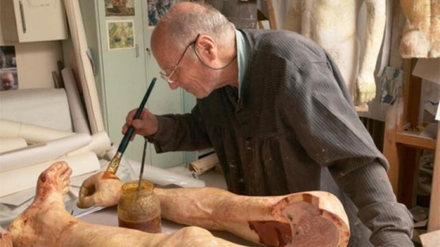Antonio López en su taller