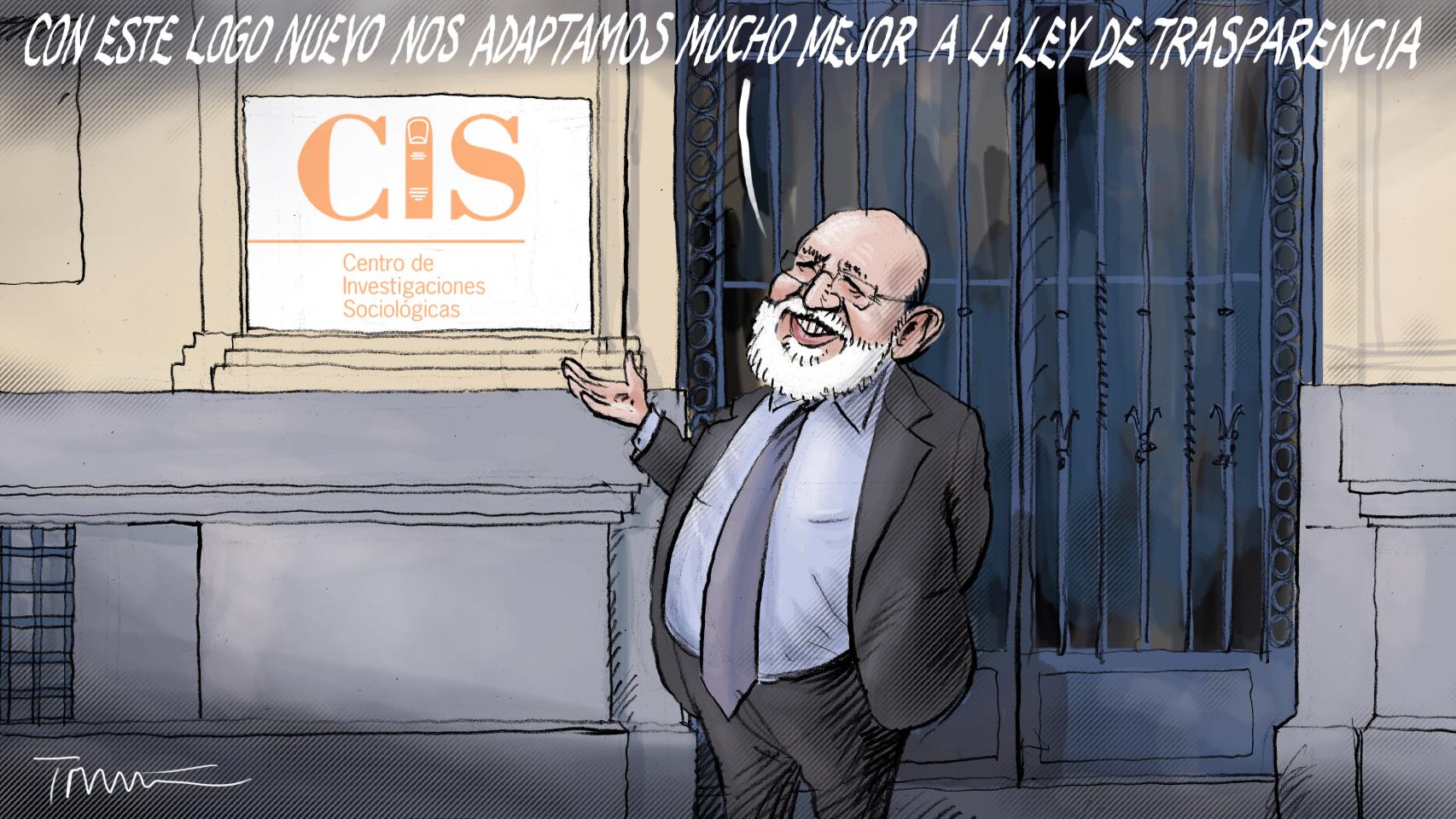 Viñeta de José Féliz Tezanos, director del CIS
