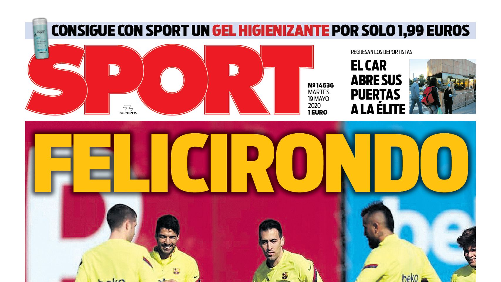 Portada Sport (19/05/20)