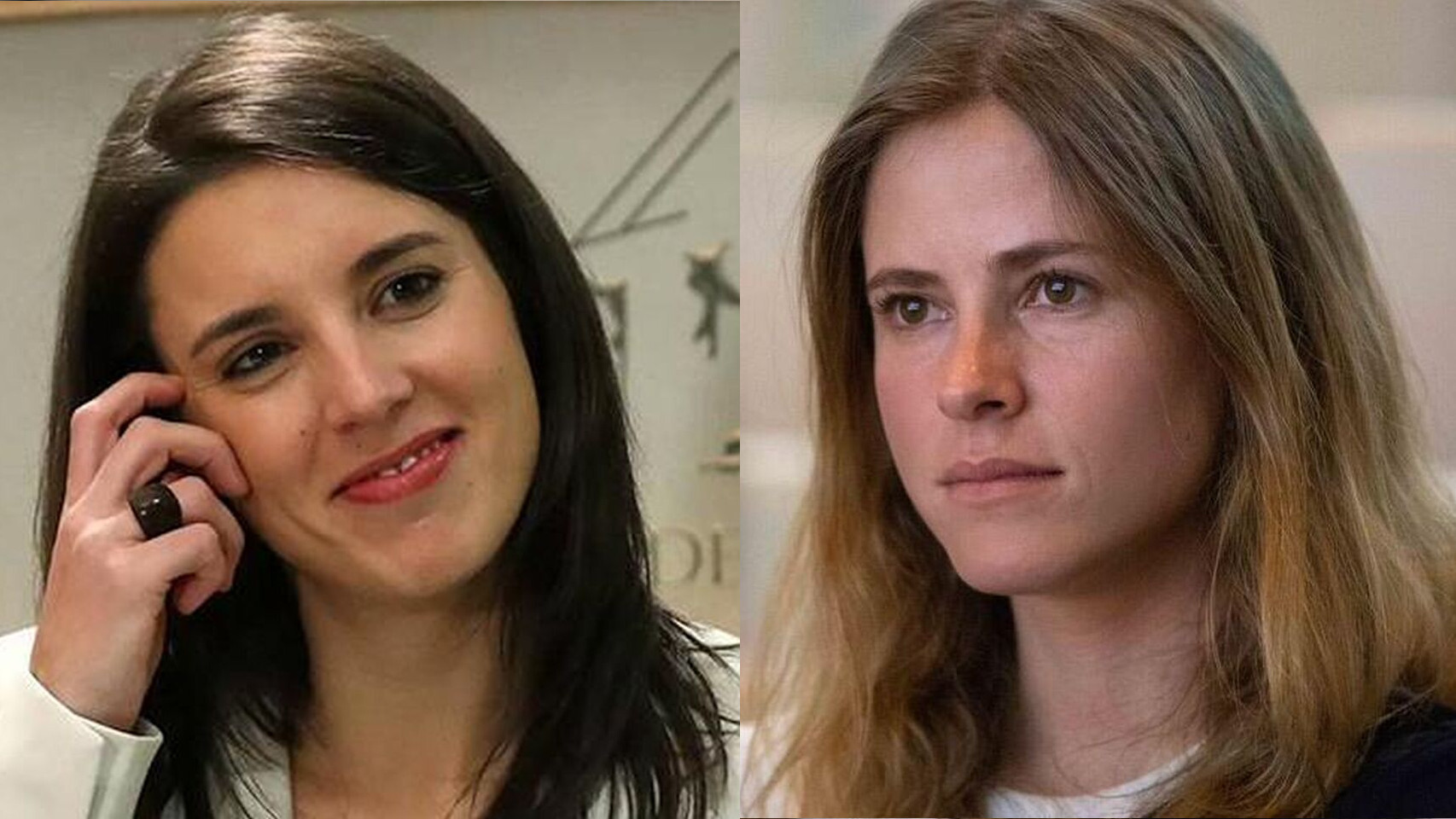 Montero y Fanjul en un fotomontaje