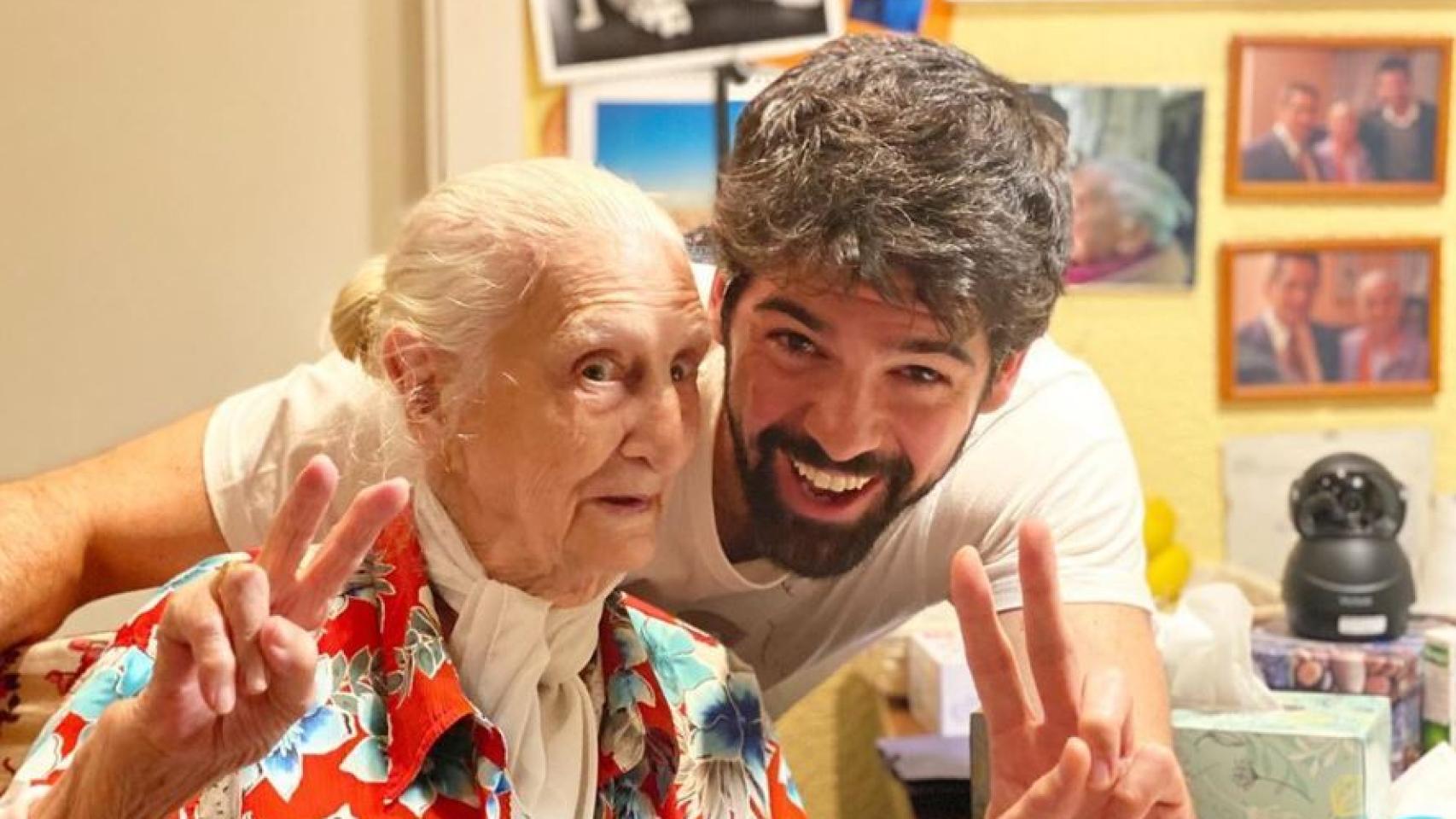La Tata junto a Miguel Ángel Muñoz en una imagen de sus redes sociales.