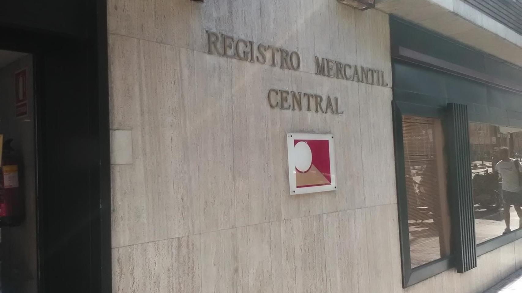 Imagen de un registro mercantil.