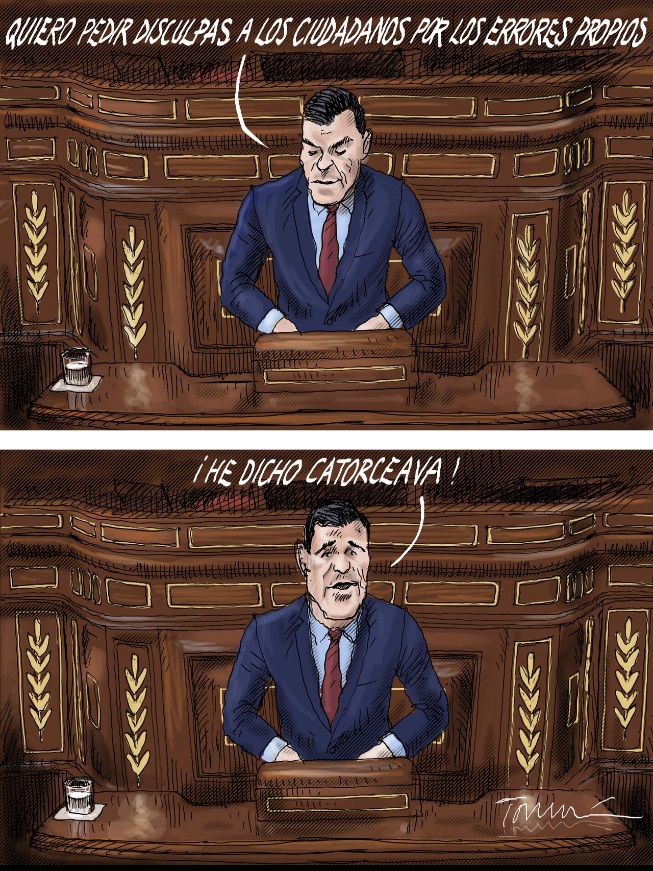 El mea culpa de Sánchez