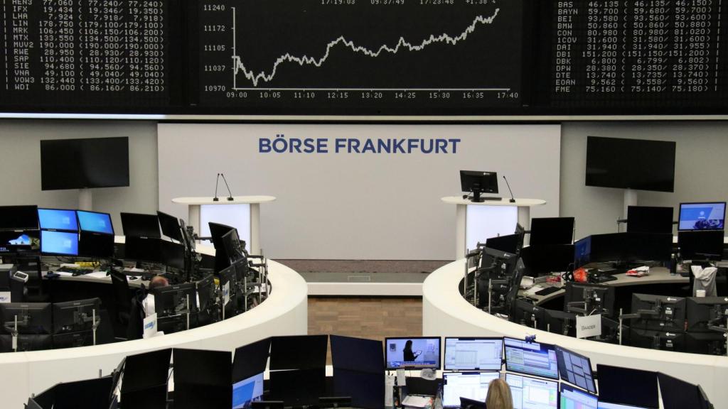 Bolsa de Fráncfort.