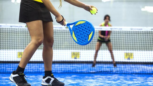 Jugadoras de pádel