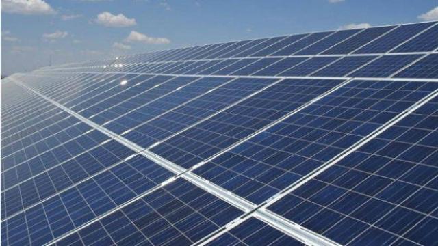 Imagen de archivo de una planta fotovoltaica