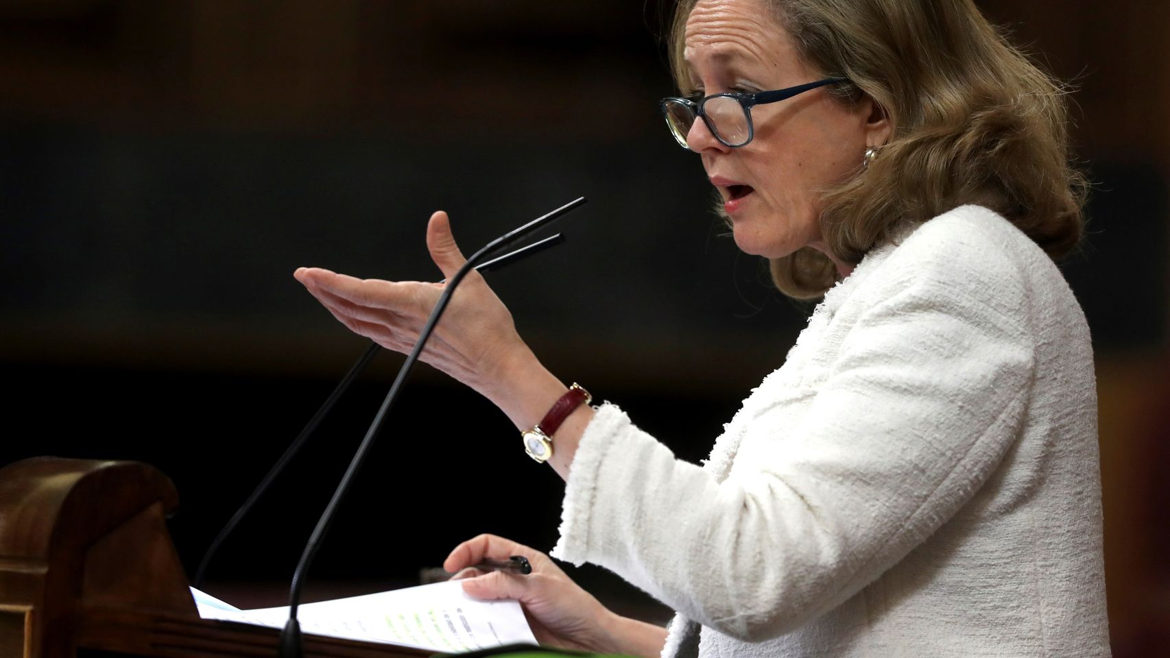 Nadia Calviño, vicepresidenta del Gobierno.