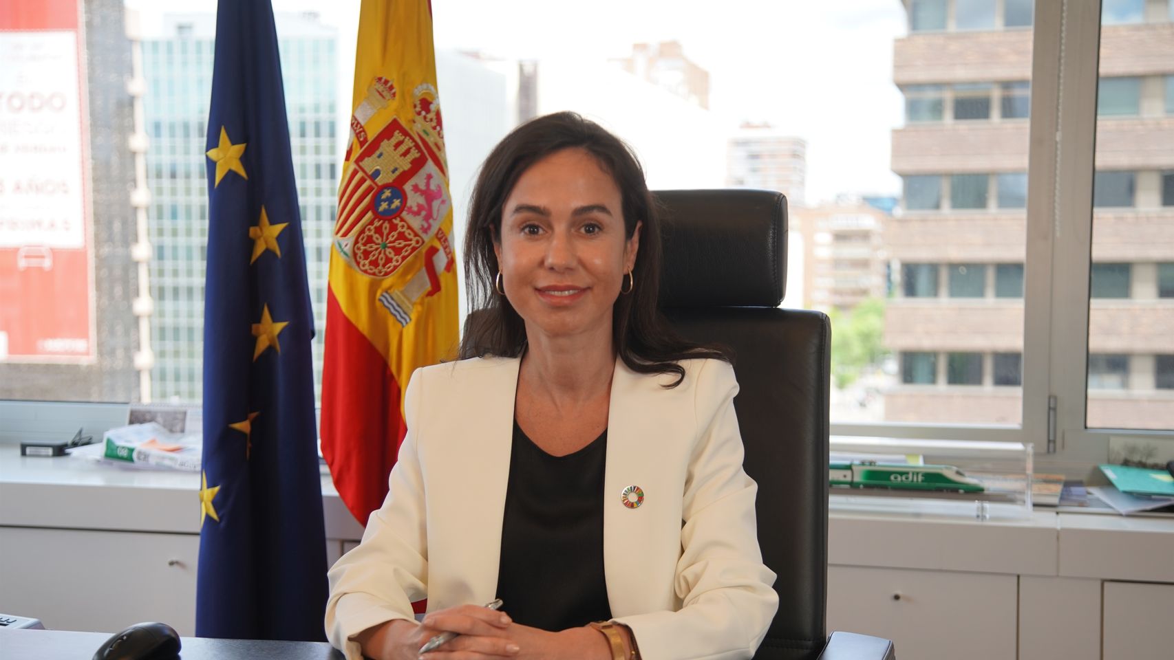 La presidenta de Adif, Isabel Pardo de Vera.