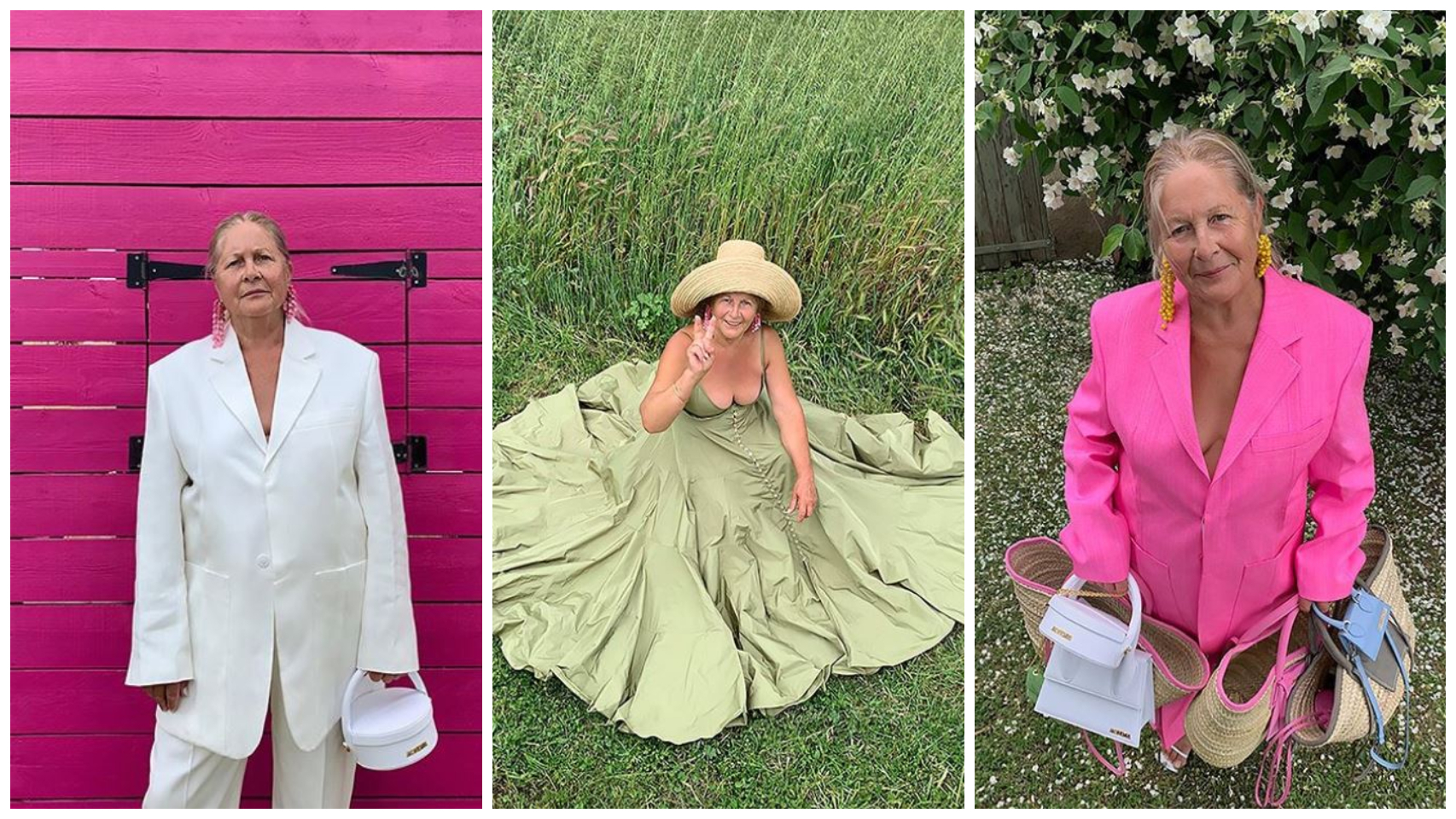 La abuela de Jacquemus se ha convertido en una modelo de excepción.