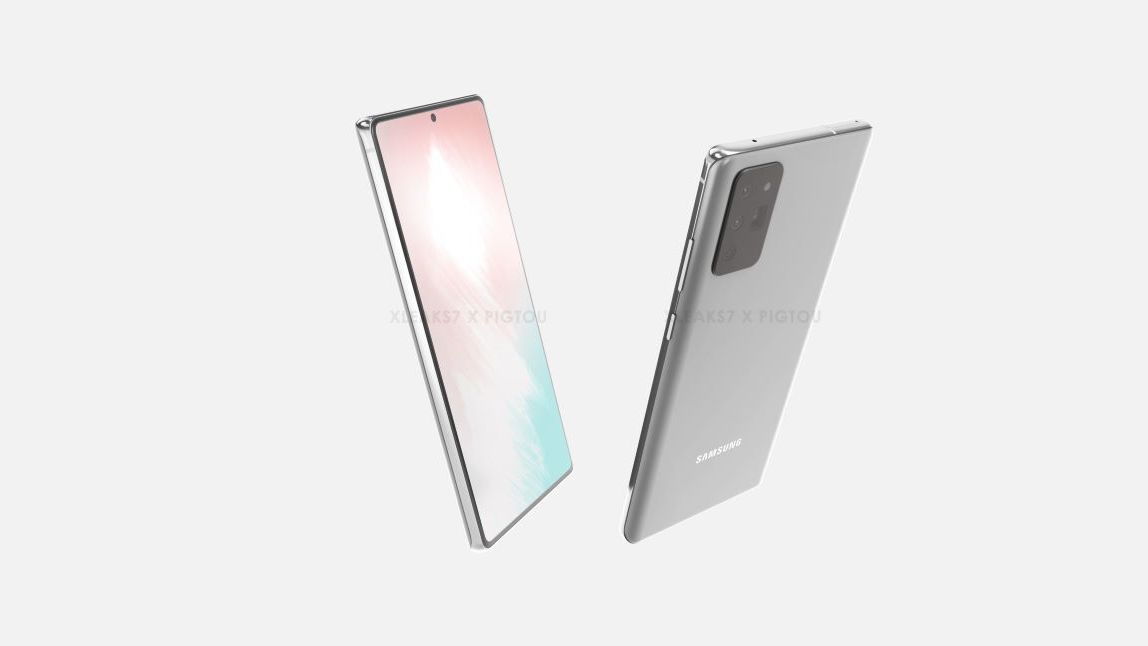 Así sería el Galaxy Note 20: su diseño al completo