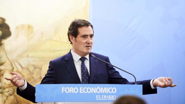 El presidente de la patronal CEOE, Antonio Garamendi.
