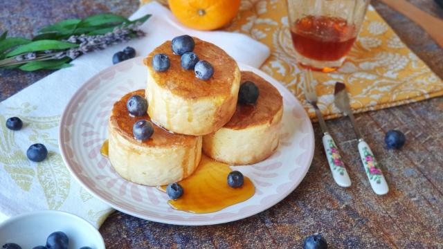 Tortitas japonesas esponjosas