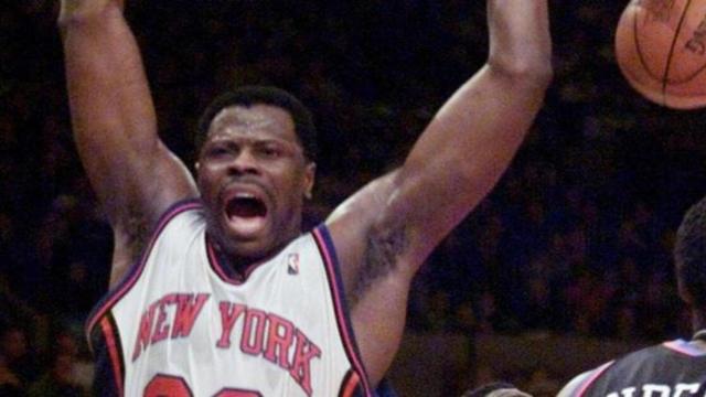 Pat Ewing, durante su etapa en los New York Knicks