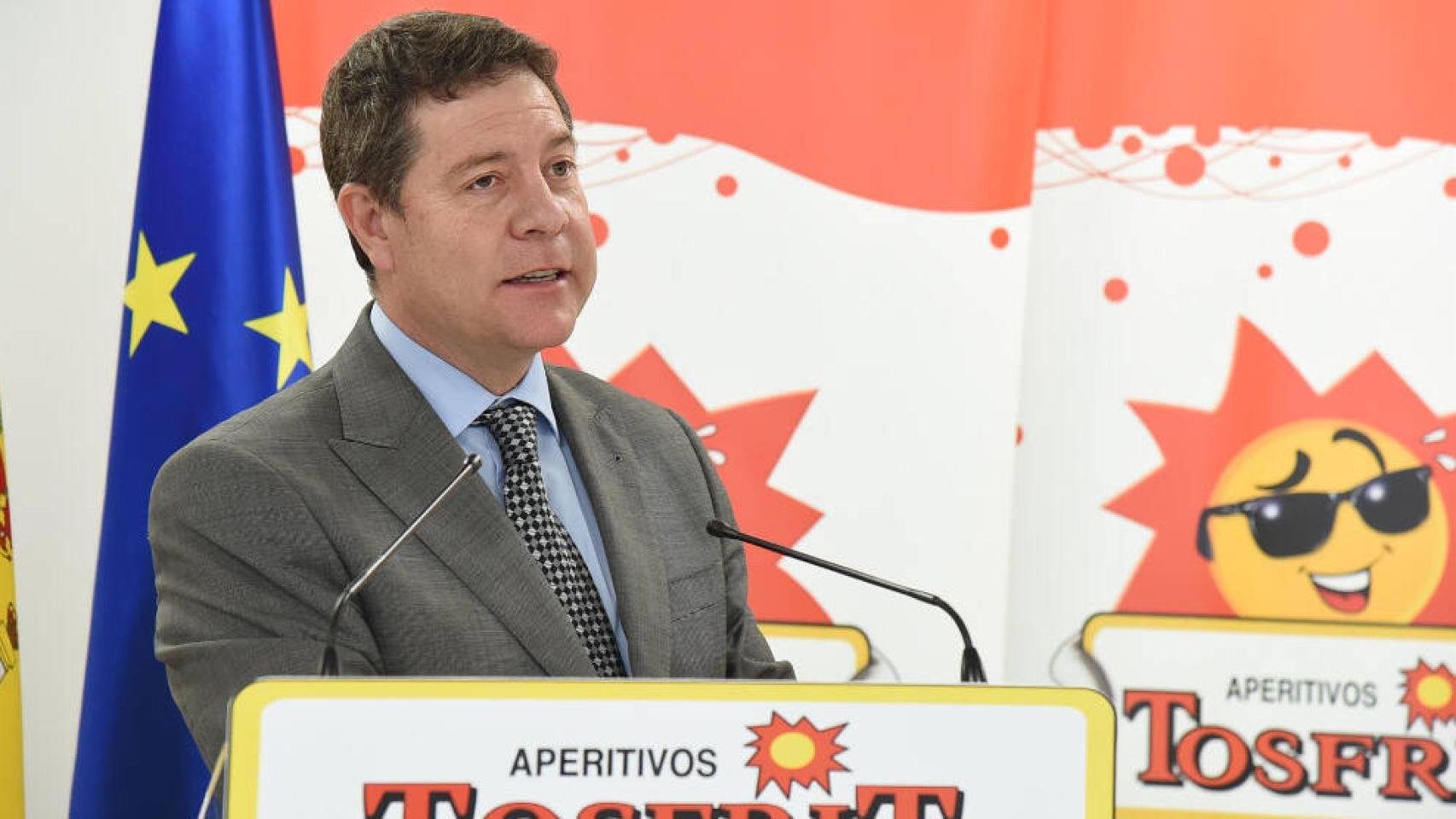 El presidente de Castilla-La Mancha, Emiliano García-Page, en Tosfrit (JCCM)