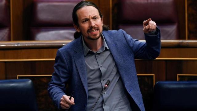 Iglesias interviene en el Congreso el pasado 20 de mayo./